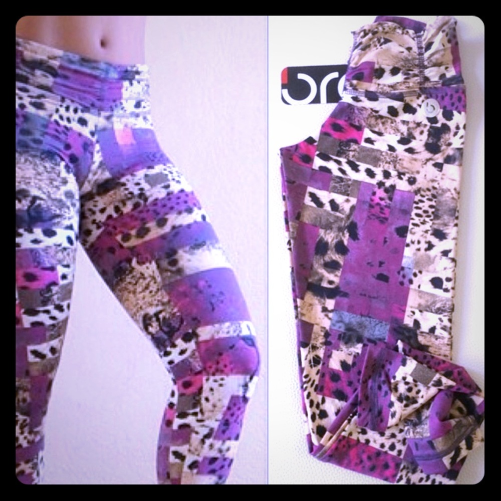 Leopard Bro Workout Crop Leggings